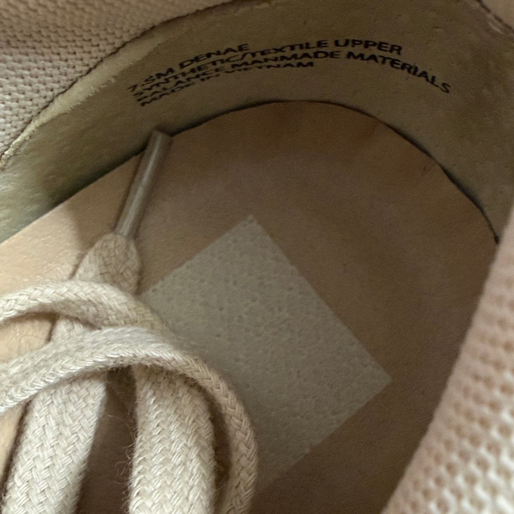 Dolce Vita Dolen Sandstone Knit Platform Sneakers - Picture 9 of 10